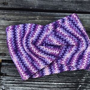 NEW Purple multi knit headband/ear warmer